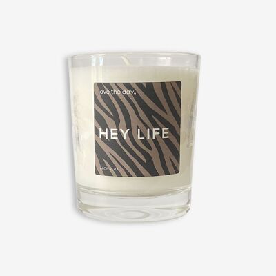 Candle "hey life"