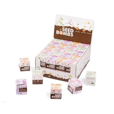 Seed Bombs - 1 Cube Display (Content: 40 pieces)