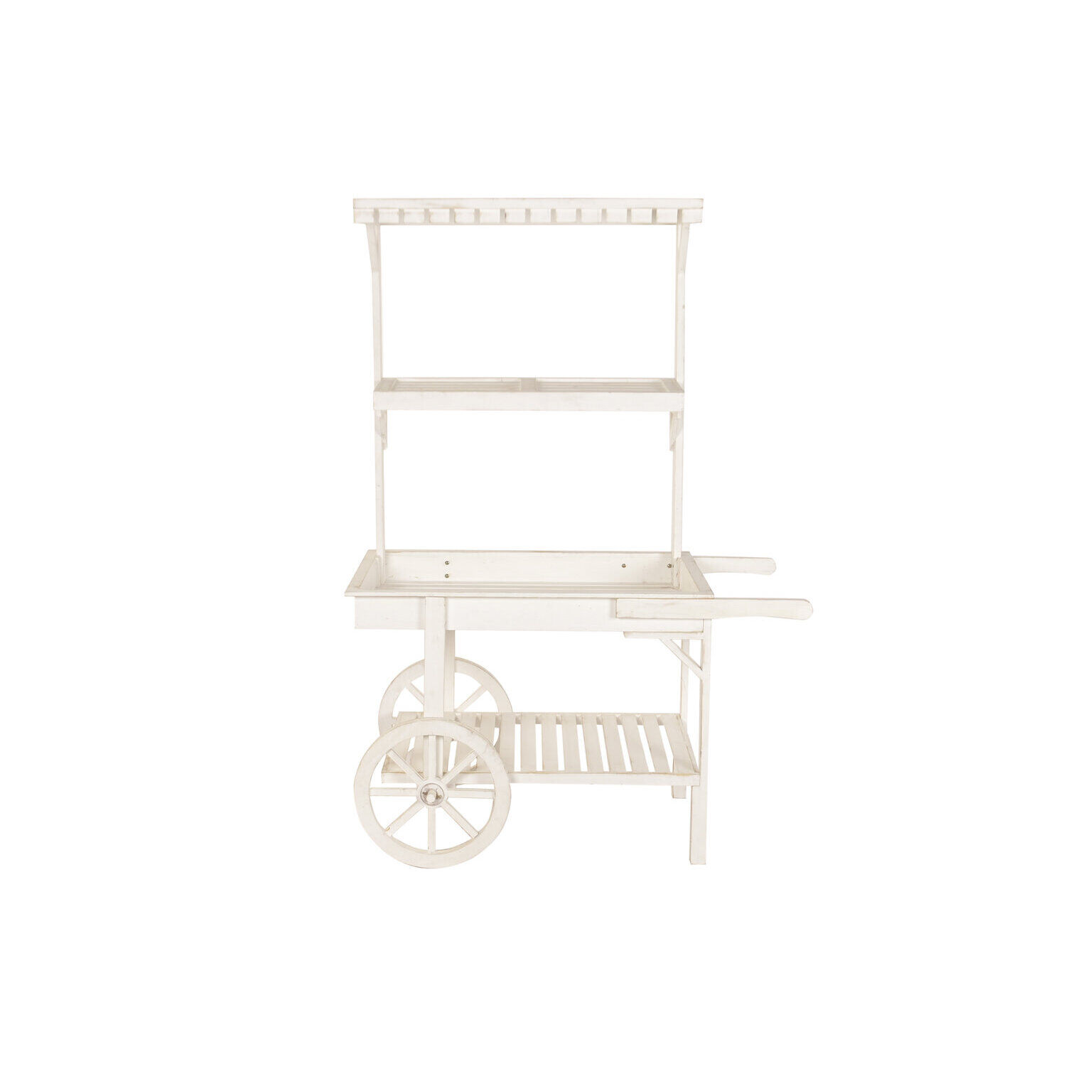 Expositor abeto mdf 115x58x168 carro blanco MB224502