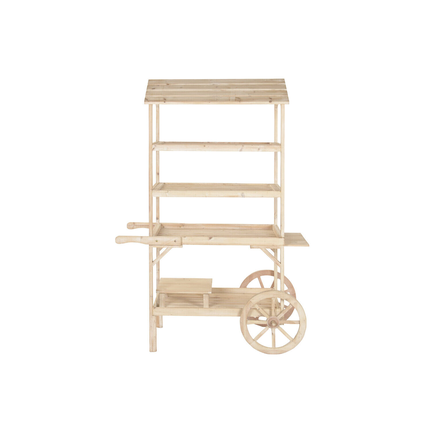 Expositor abeto mdf 115x68x168 carro natural MB224501