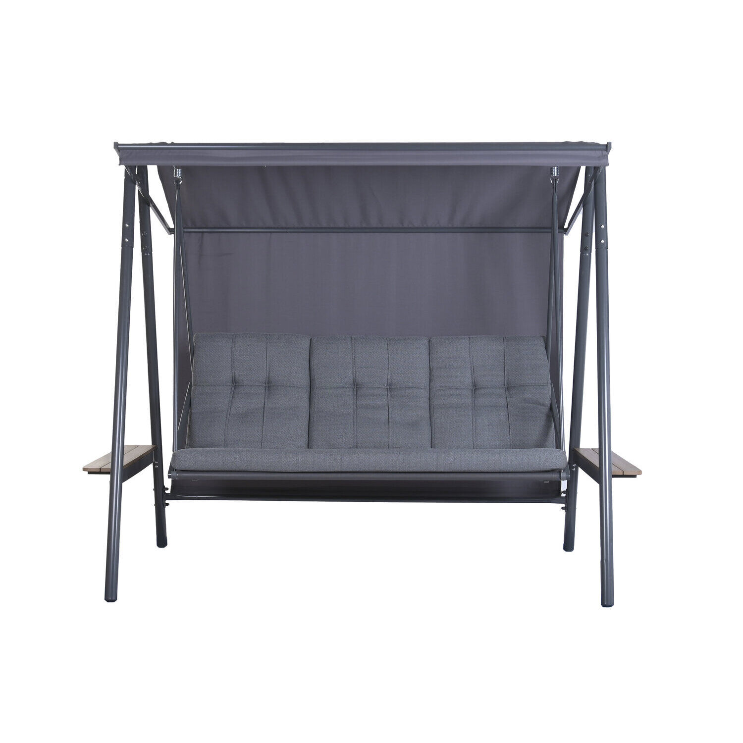 Banco acero 215x120x180 columpio 3 plazas MB224529