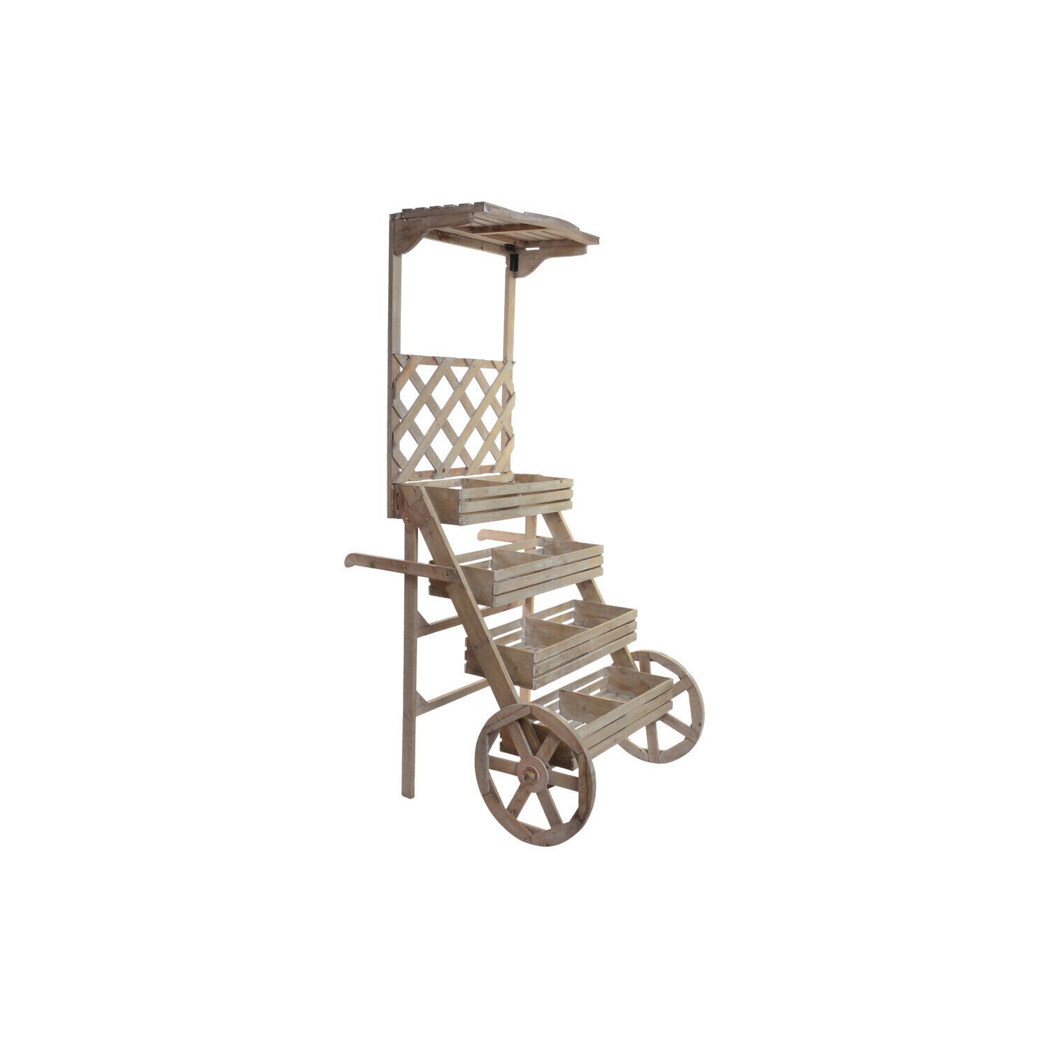 Expositor madera 96x64x180 natural marron MC148091