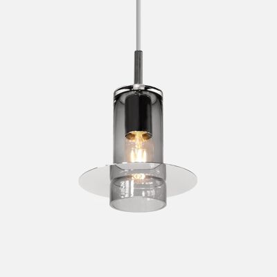 Nude silver pendant light