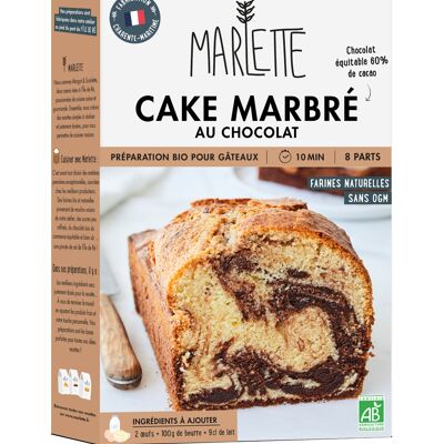 Preparation for organic cakes: Marble Cake - for 6 people - 310g