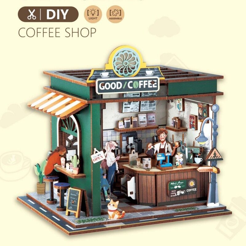 Inspirebox, Casa DIY, Cafetería, BE011908, 14,5 x 16 x 15,8 cm