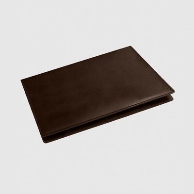 VADE WITH BROWN FOLDER IN SIMILE LEATHER