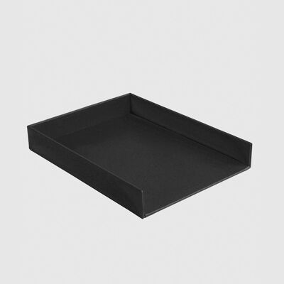 Dekoratives Tabletop-Tablett in Schwarz