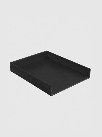 Plateau de table décoratif en noir