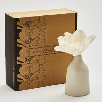 Vase diffuseur de parfum MANA- Creme 2