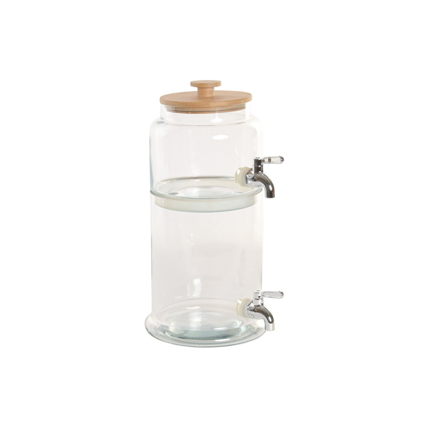 Beverage dispenser set of 2 glass 25x19x38 3l PC227743