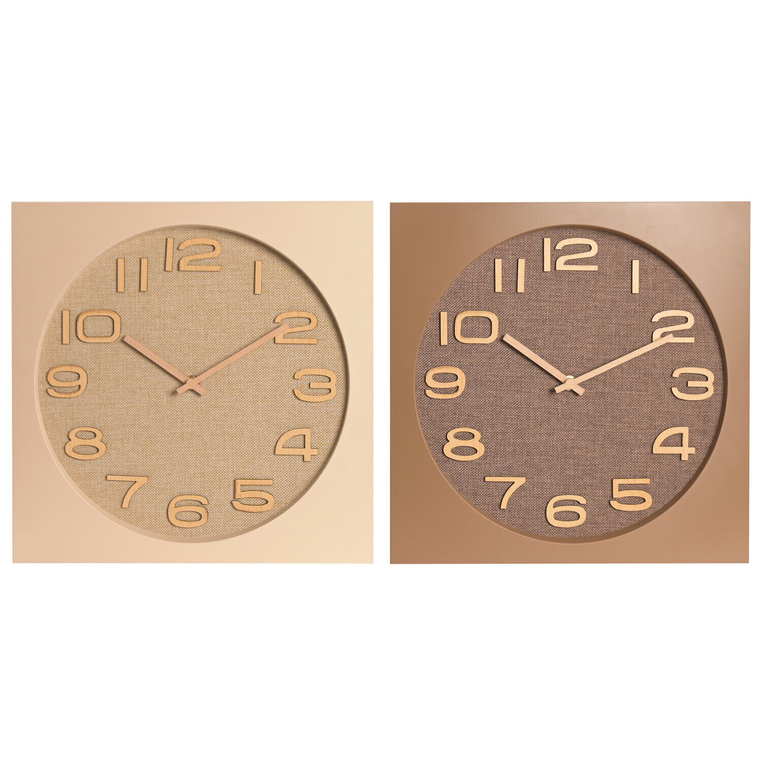 PVC-Wanduhr 35x5x35 2 verschiedene Ausführungen.RE227706
