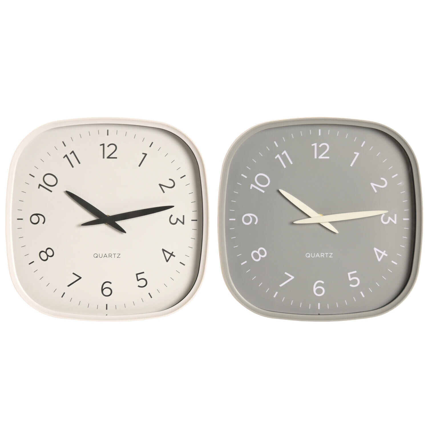 PVC-Wanduhr 30x4,7x30 2 verschiedene.RE227711