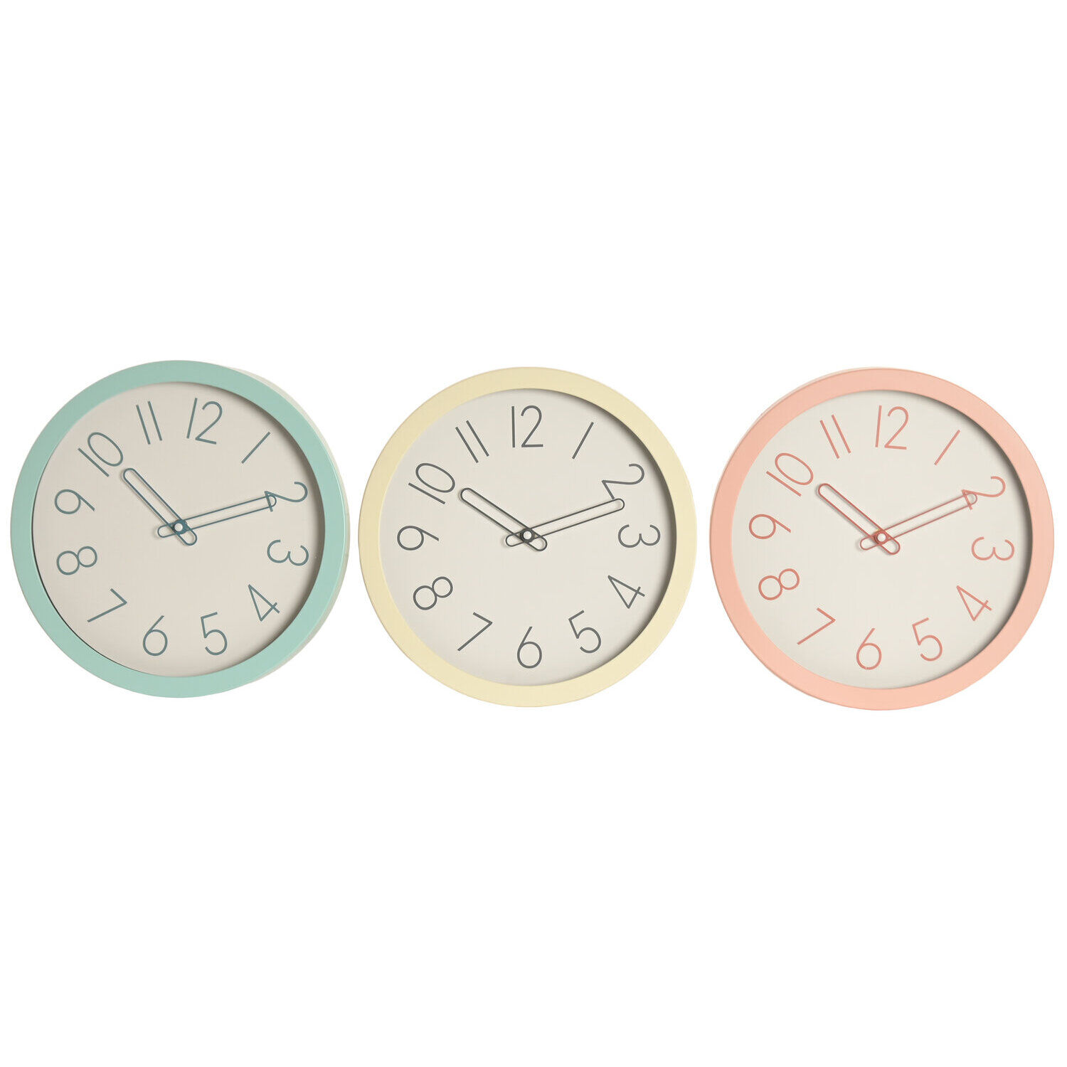 PVC-Wanduhr 30x4,2x30 3 verschiedene.RE227710