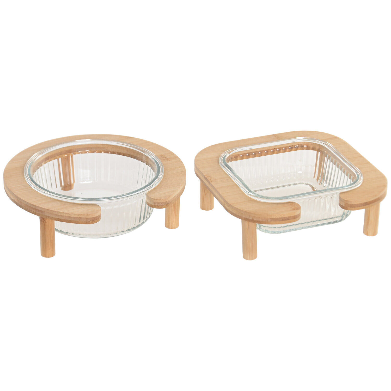Borosilikatschale 23,4x23,4x8,5 1l Haustier 2 verschiedene.RM227663