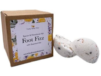 Foot Fizz, trempage au sel d'Epsom et de l'Himalaya infusé d'huiles essentielles 1