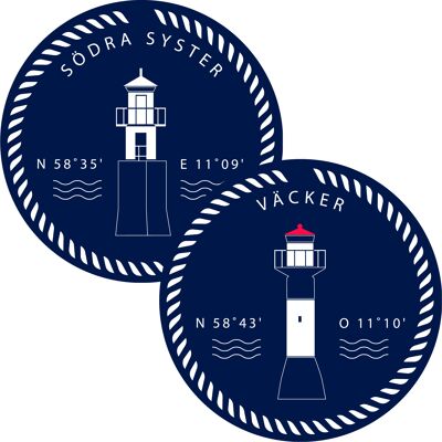 Trivet Mat Swedish Lighthouse, Väcker / Södra Syster