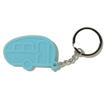 Porte-clés, Caravan Retro, turquoise
