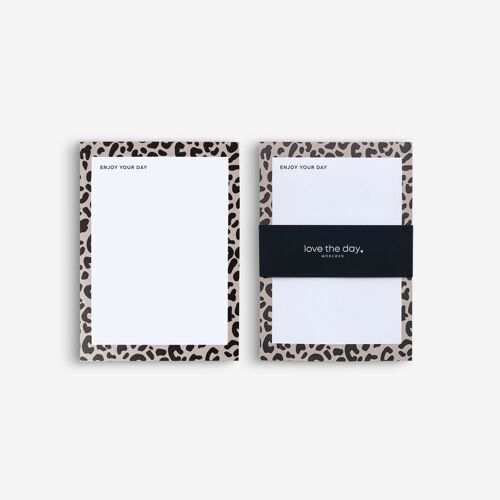 Nature notepad beige a6