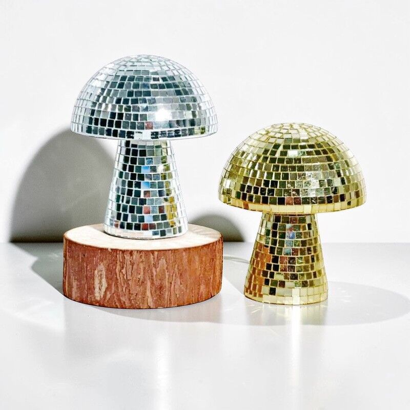 Disco-Pilz-Spiegel-Deko – Kreatives Ornament