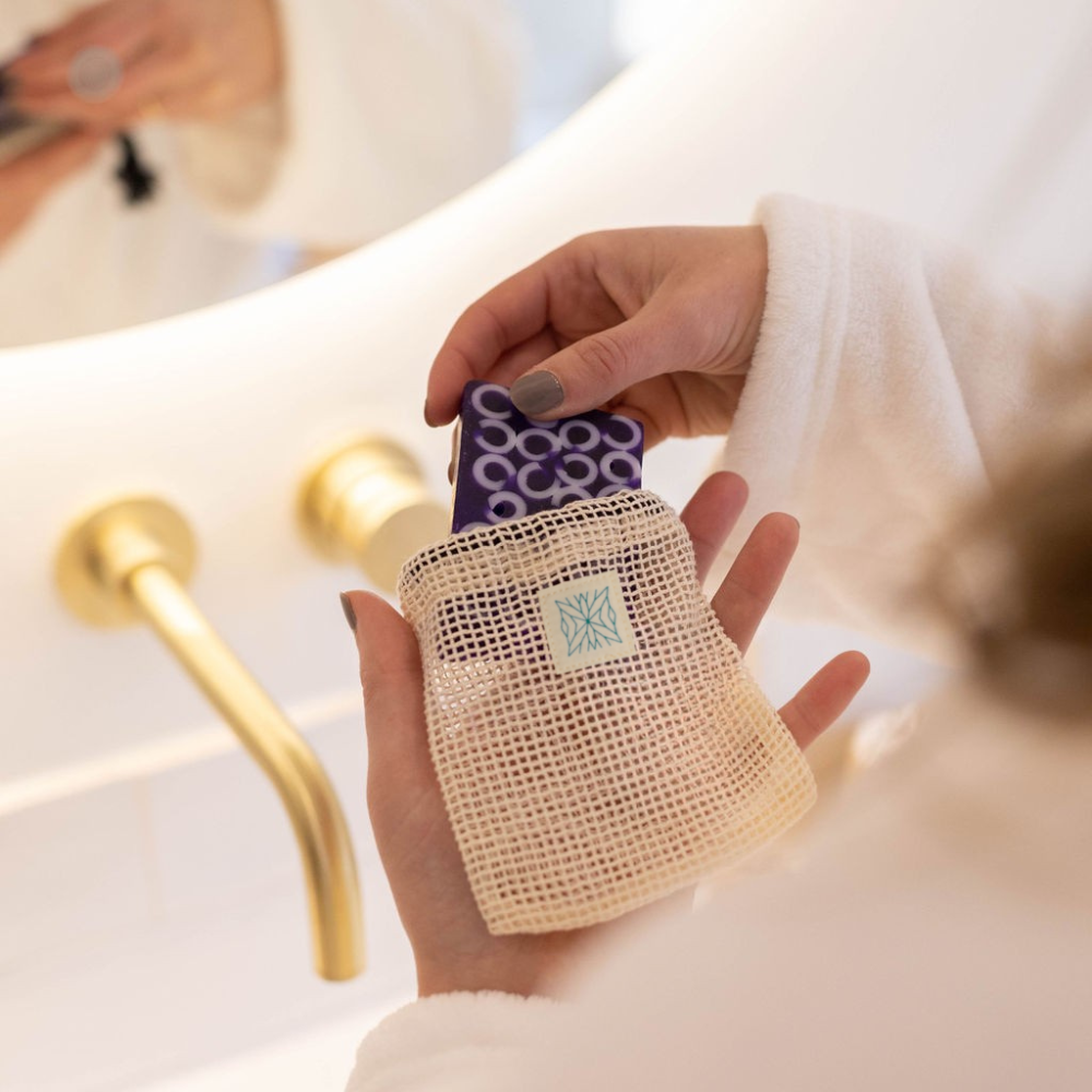 Loofys Cotton Soap Bag - 100% plastic-free