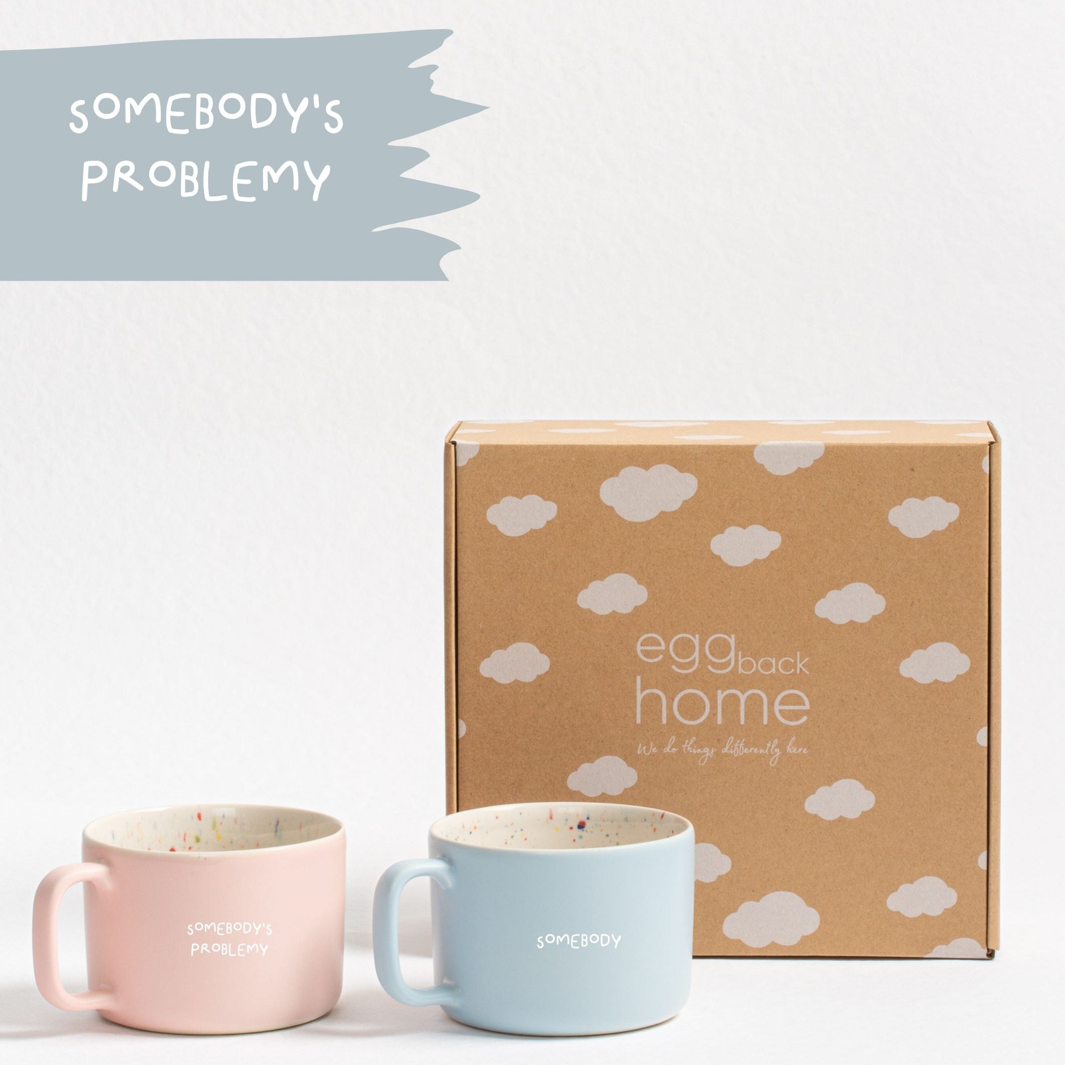 Couples Quote - Stoneware Breeze Mug 450ml Set of 2