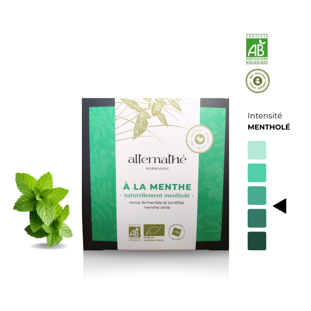 Infusion Alternathé, l'alternative au thé A LA MENTHE, en infusettes > Naturellement mentholée