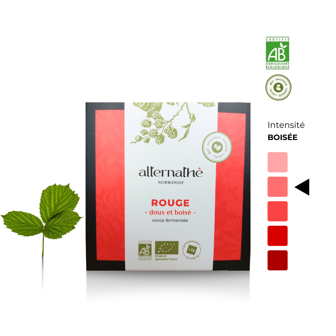 Infusion Alternathé, l'alternative au thé ROUGE, en infusettes > Doux et boisé