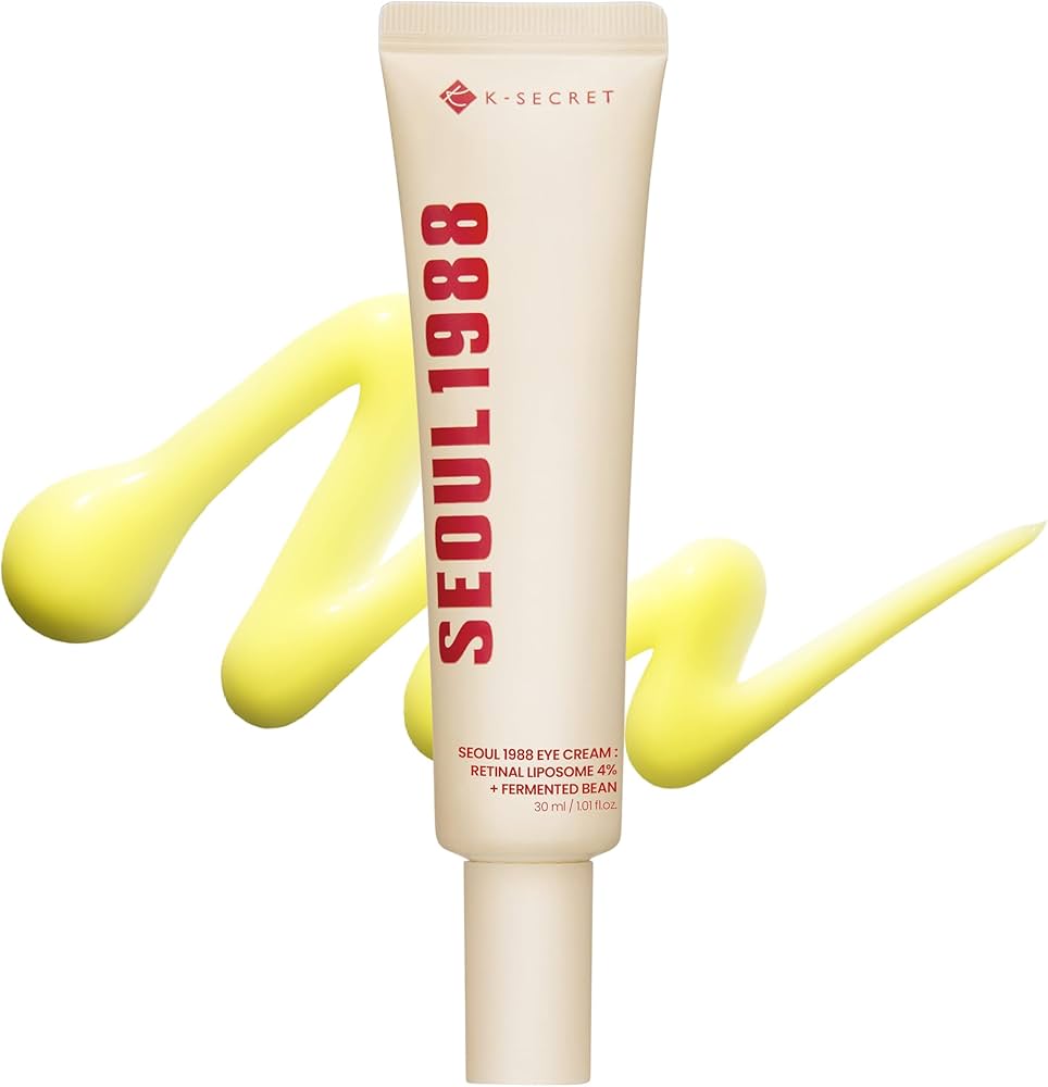 KSECRET Seoul 1988 Augencreme mit 4 % Retinoliposomen und fermentierten Bohnenextrakten, 30 ml