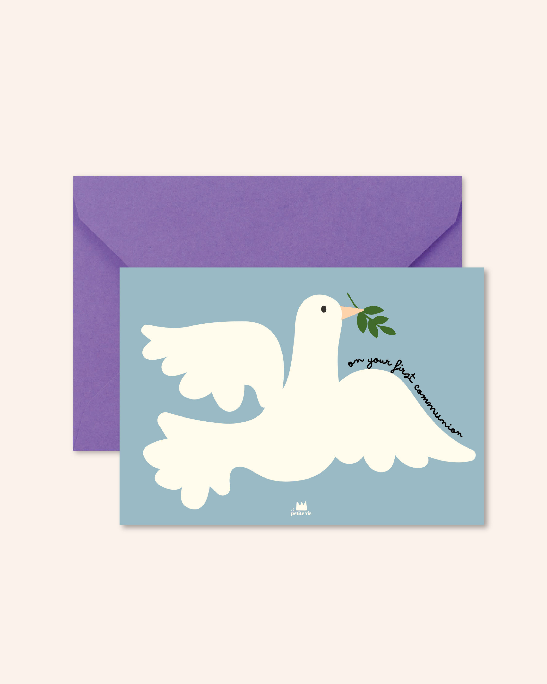 Carte Communion - On your first communion (avec enveloppe)