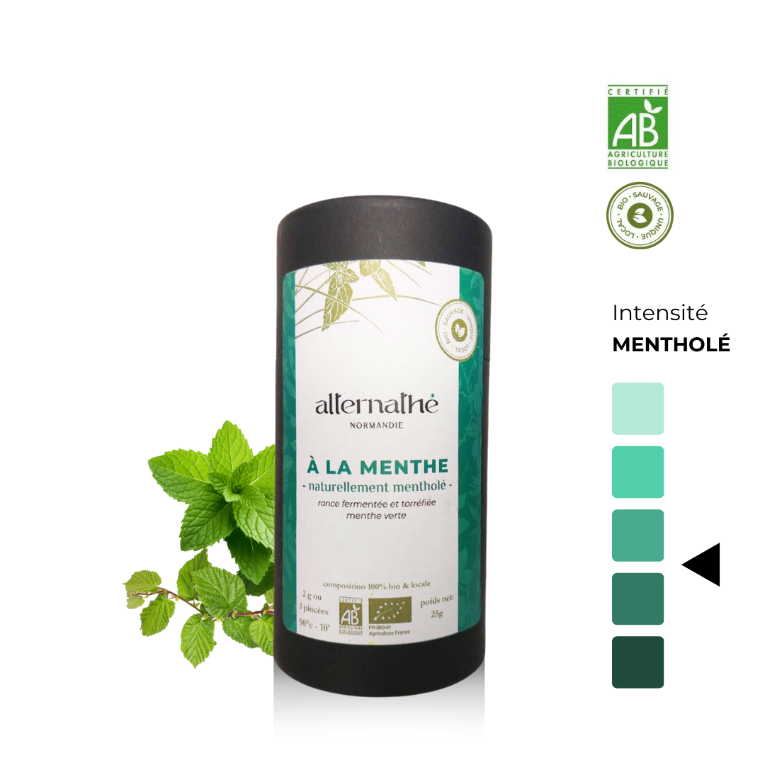 Infusion Alternathé, l'alternative au thé A LA MENTHE, en vrac > Naturellement mentholée !
