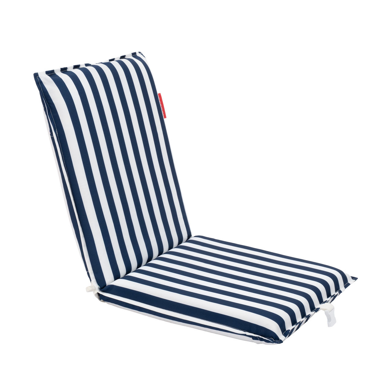 Blue Striped Folding Beach Seat