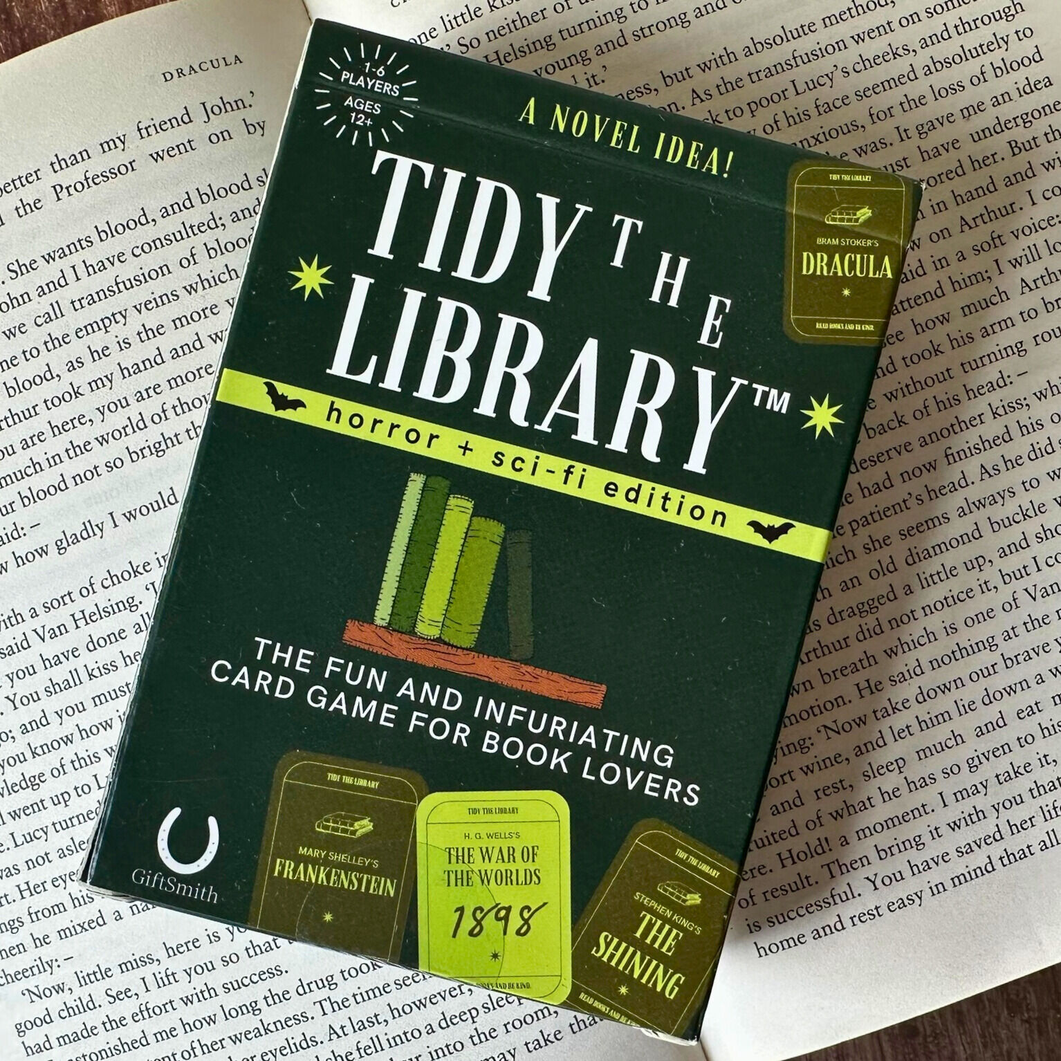 TIDY THE LIBRARY: The Horror + Sci-Fi Edition - Bookish Game