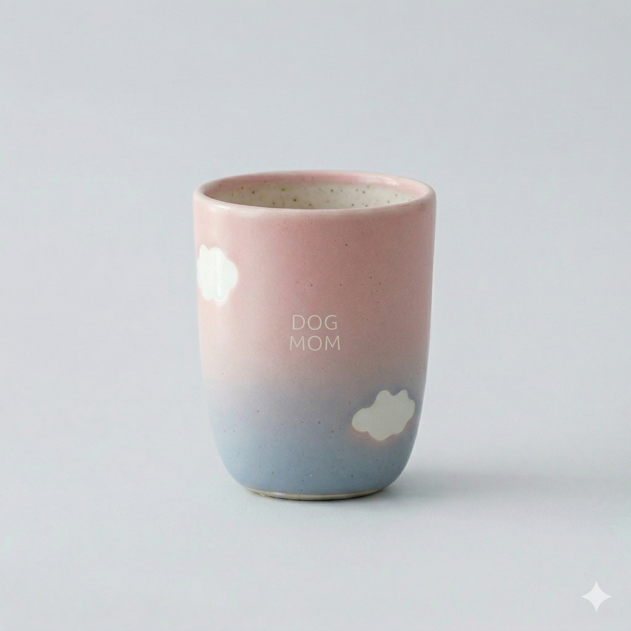 Cloud Sunset Medium Cup 220ml Dog Mom White