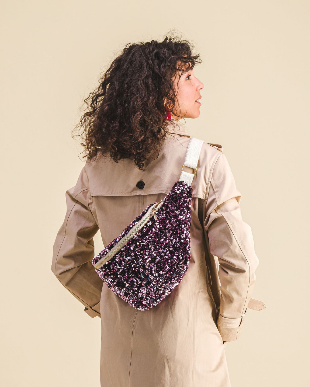 SAC BANANE À LANGER ROSE - LILIANE