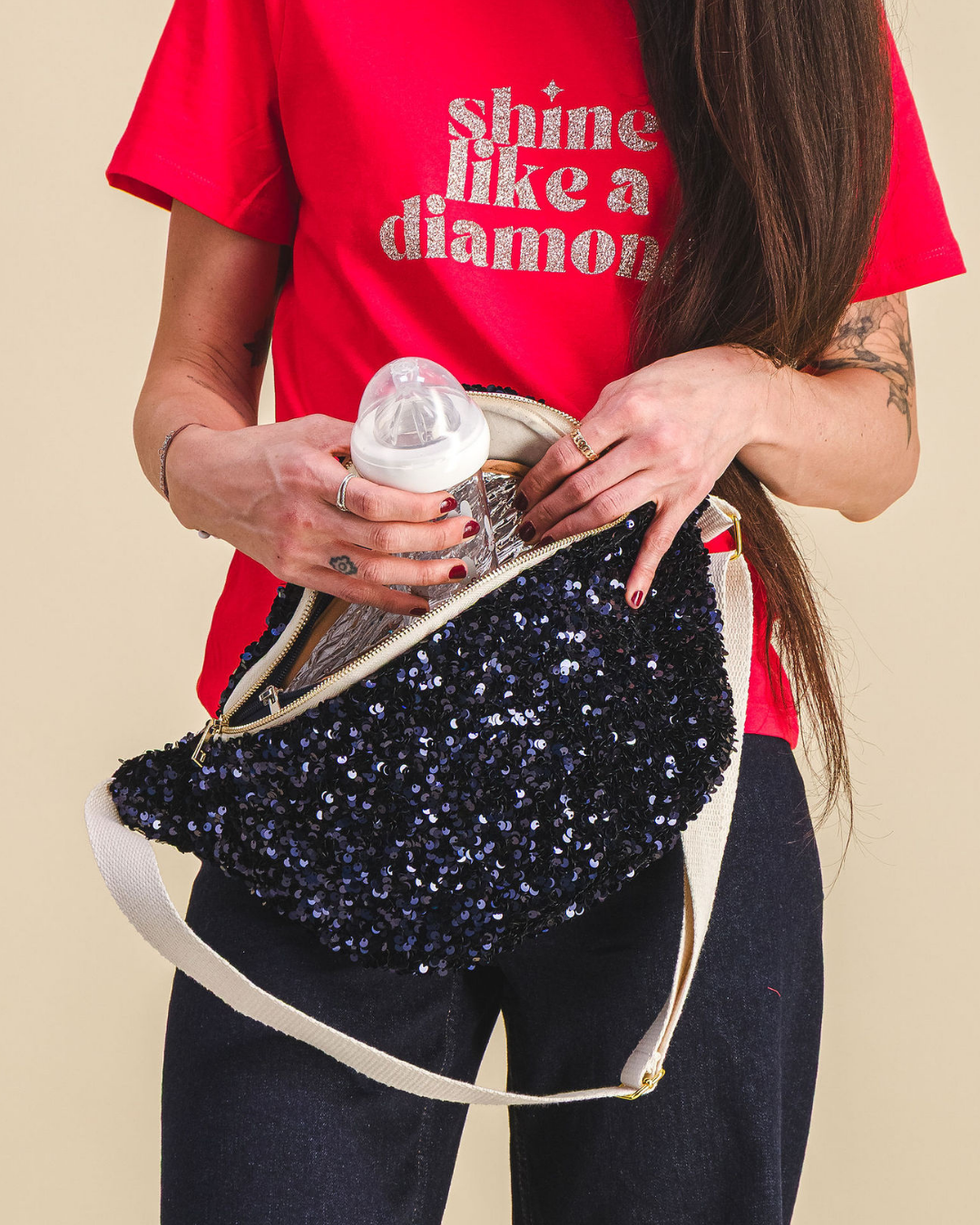 SAC BANANE À LANGER BLEU - ROLAND