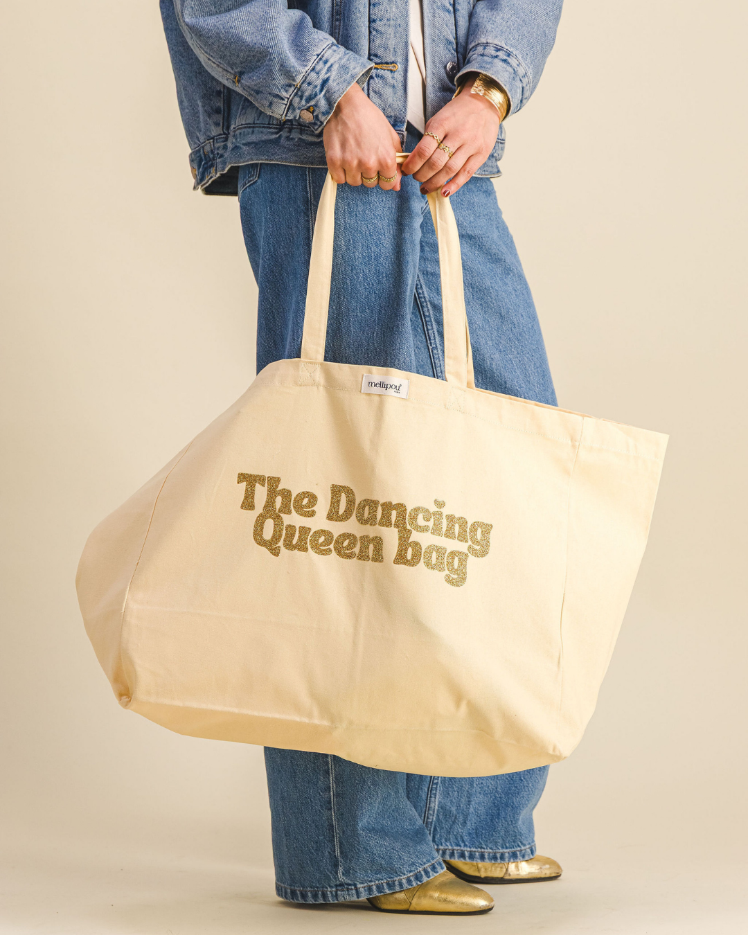 SAC CABAS Dancing queen JAUNE