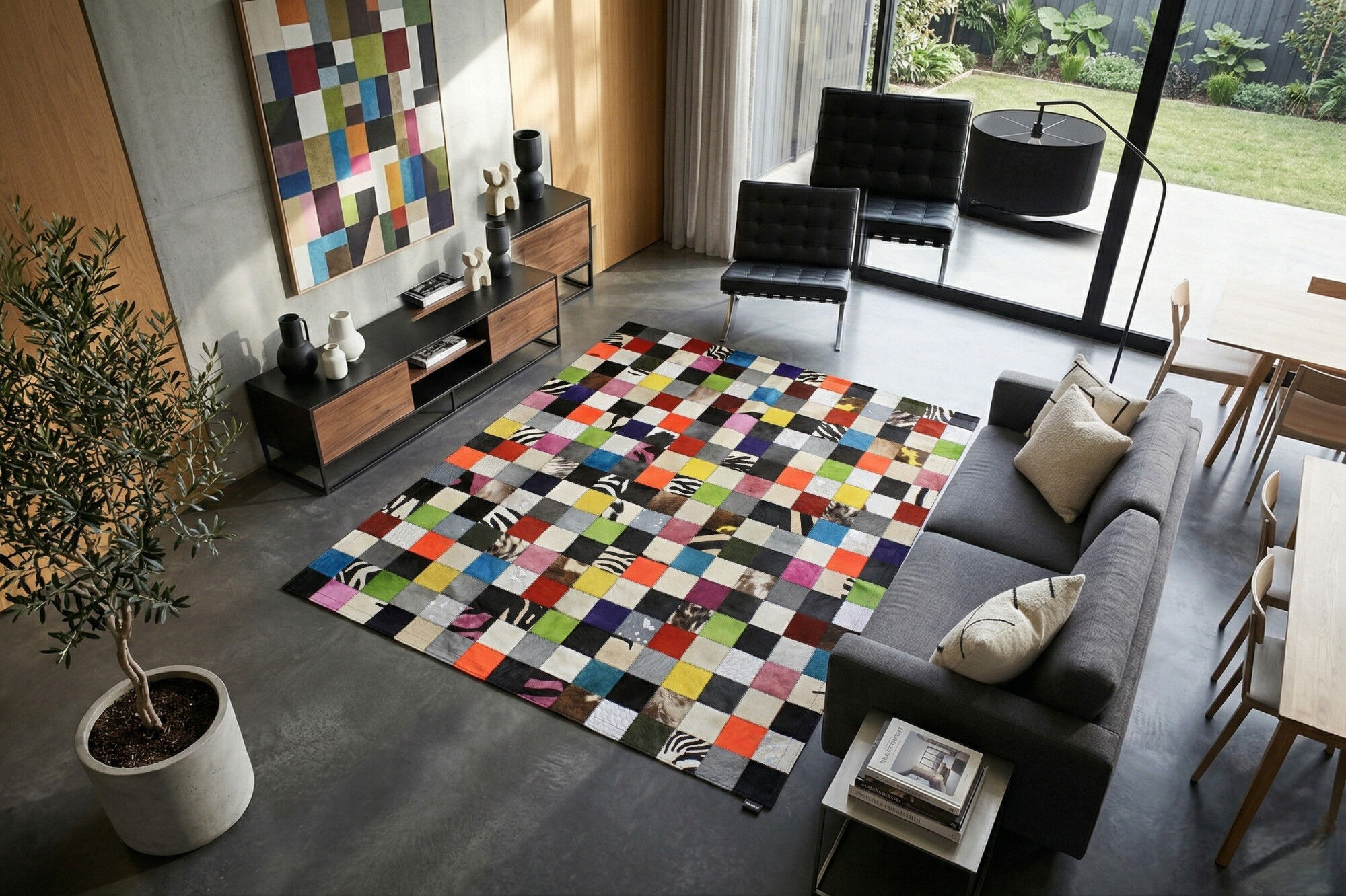 TAPIS MULTICOLORE