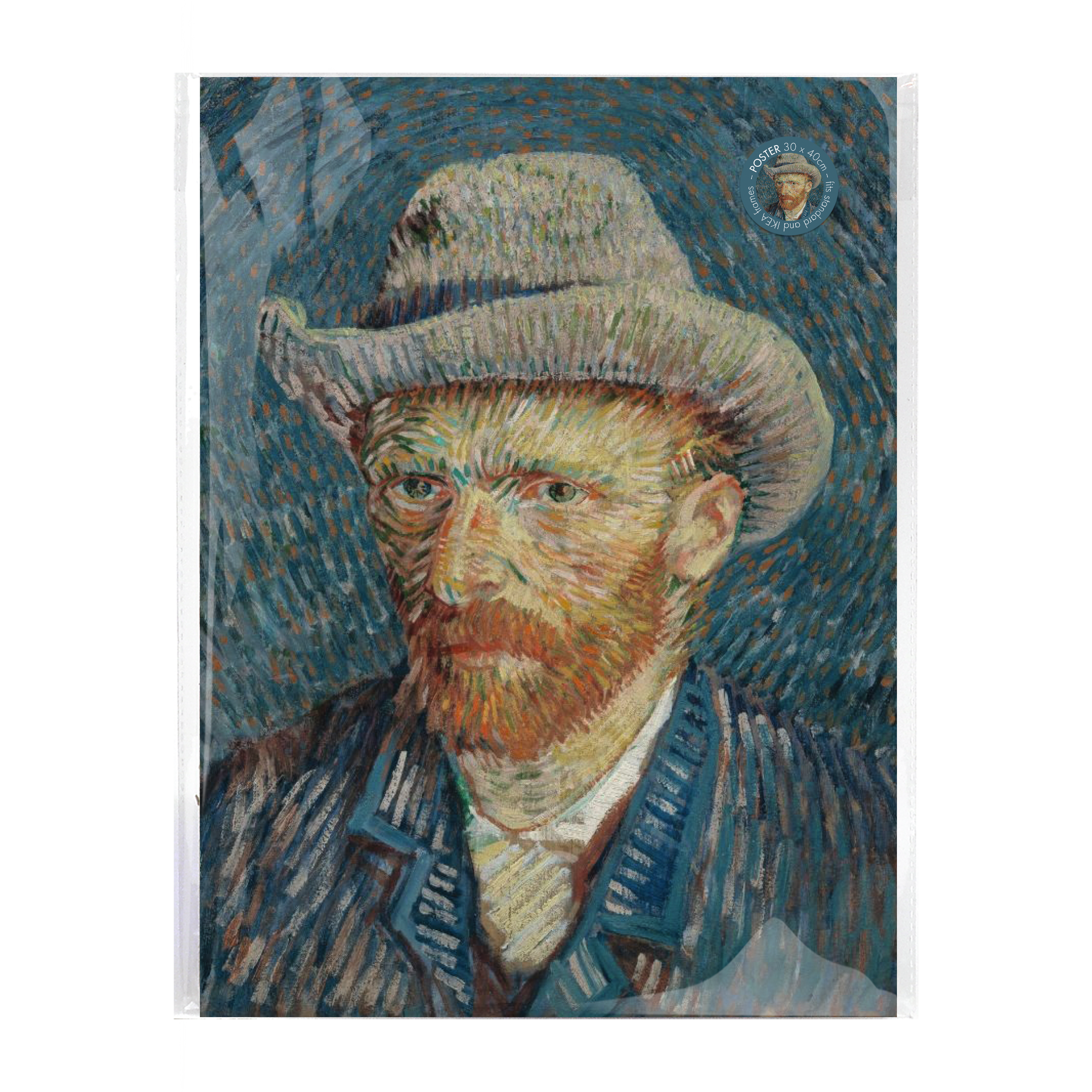 Mini-Poster A3 – Van Gogh Selbstporträt