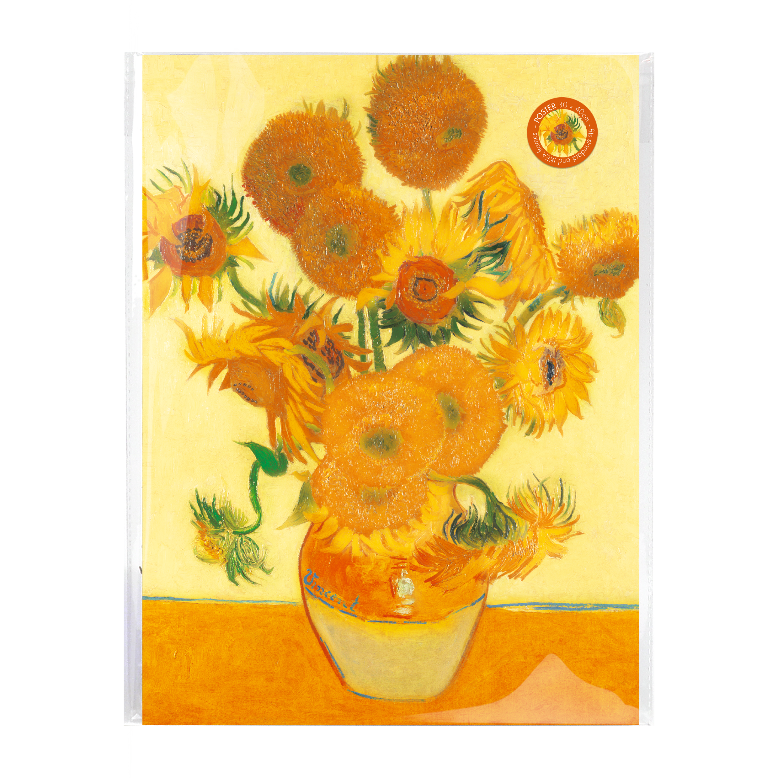 Mini-Poster A3 – Van Goghs Sonnenblumen