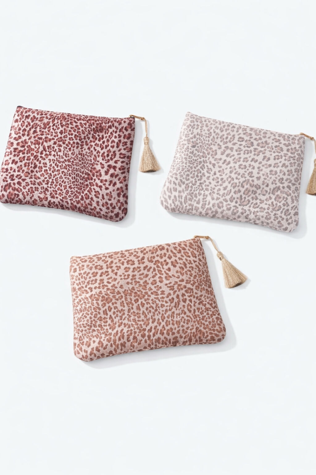 Leopard print pouch/case 21x16 cm CY60