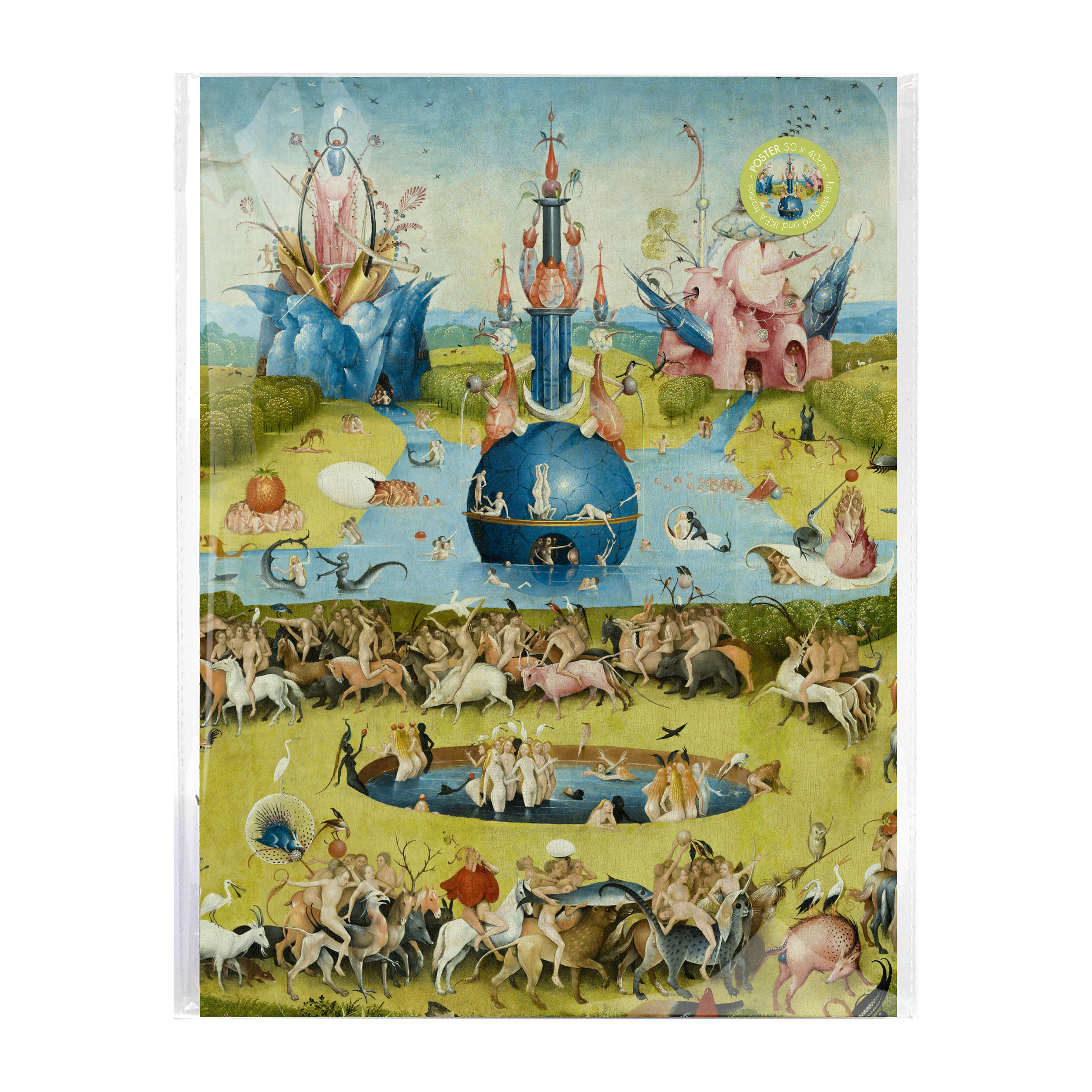 Mini-Poster A3 – Hieronymus Bosch: Der Garten der Lüste