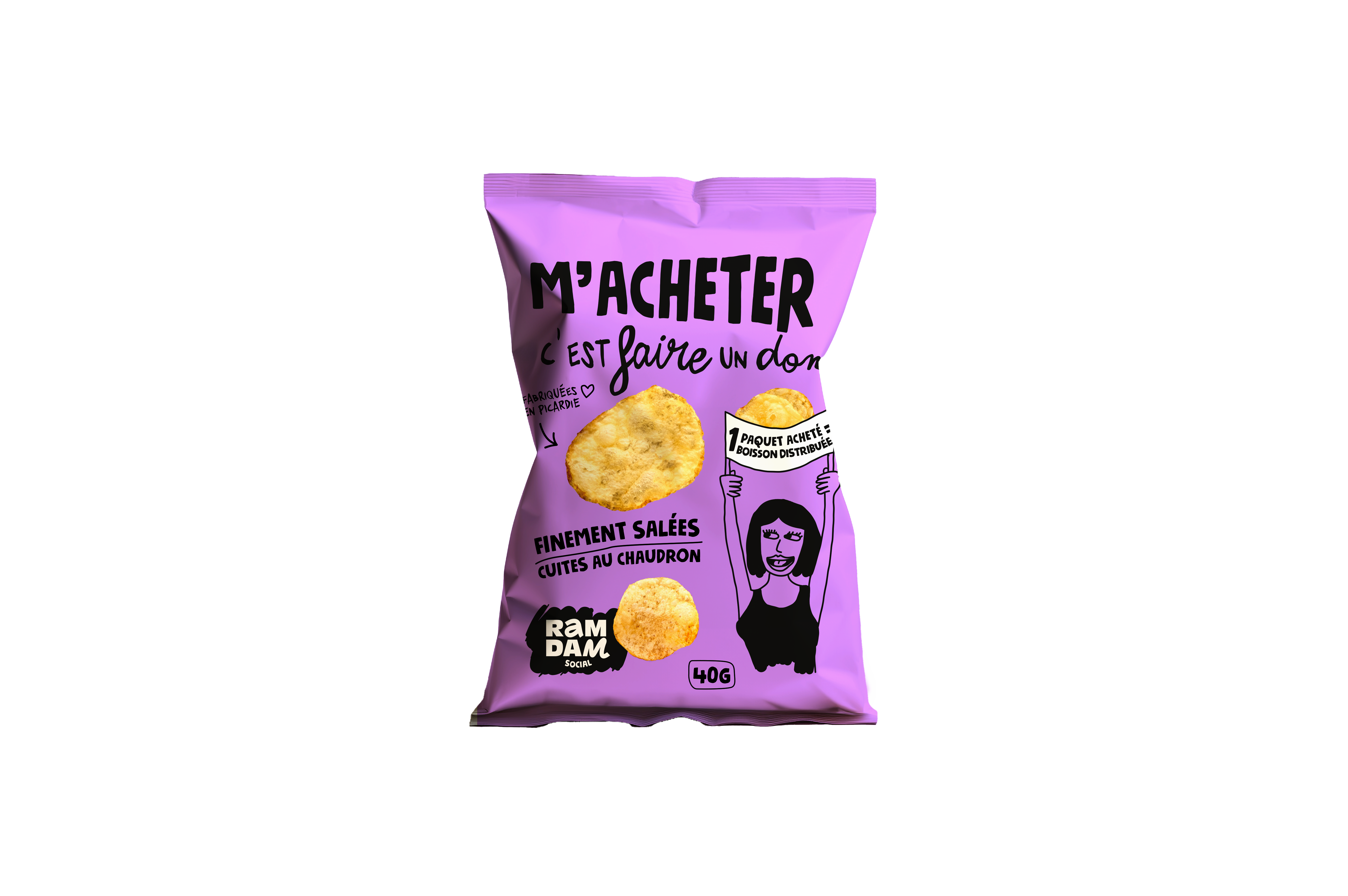 Chips Finement salées 40g