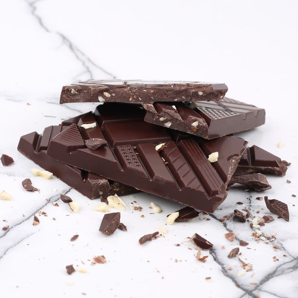 Tablette chocolat Noir 71% & éclats de noisettes - 70g