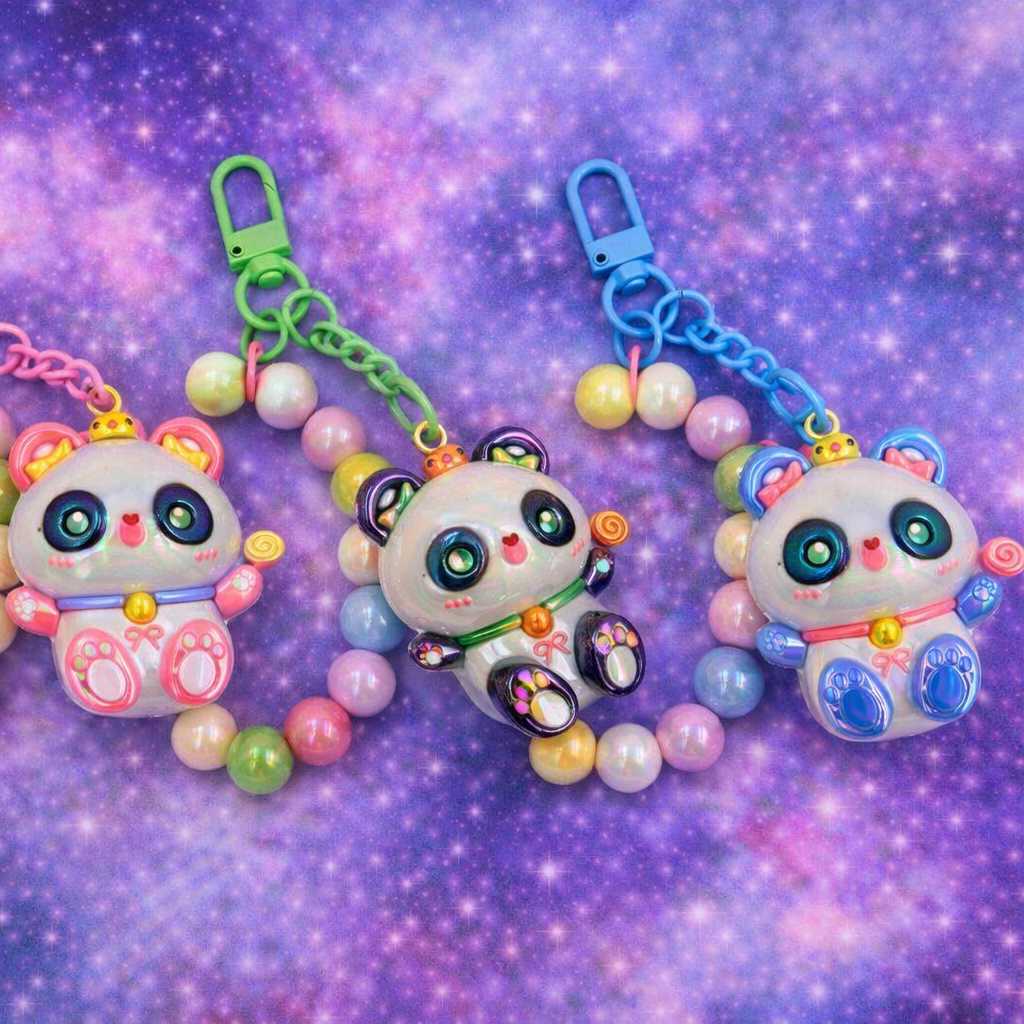 Porte-clés/ Charms téléphone Panda Kawaii
