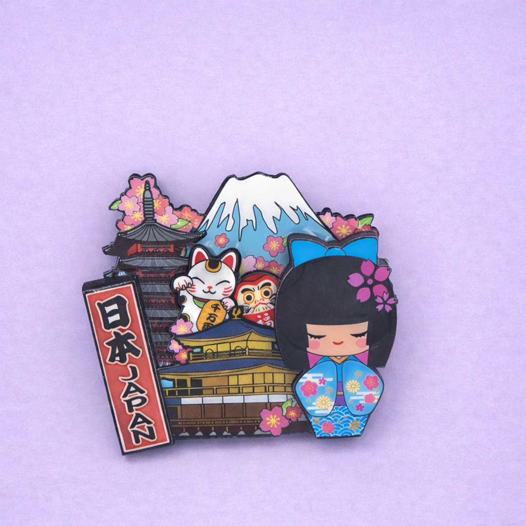 Magnet Japon Kokeshi Cat