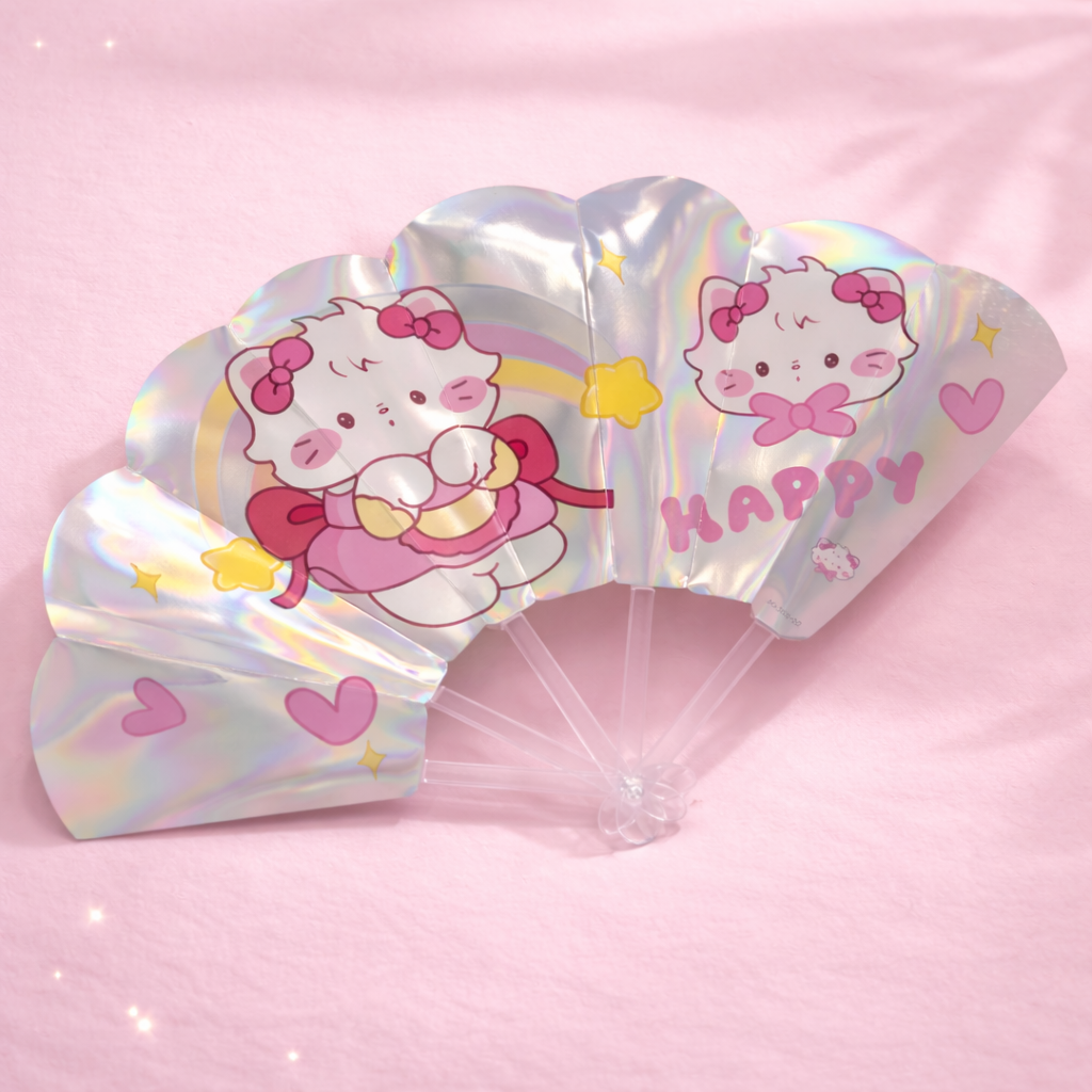 Eventails Kawai Holographique