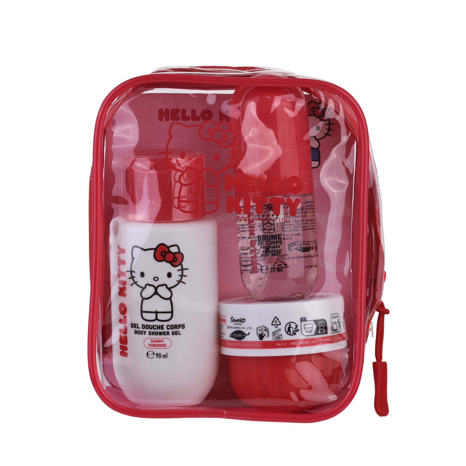 Hello Kitty Travel Case Sunny Paradise – Travel Beauty Kit