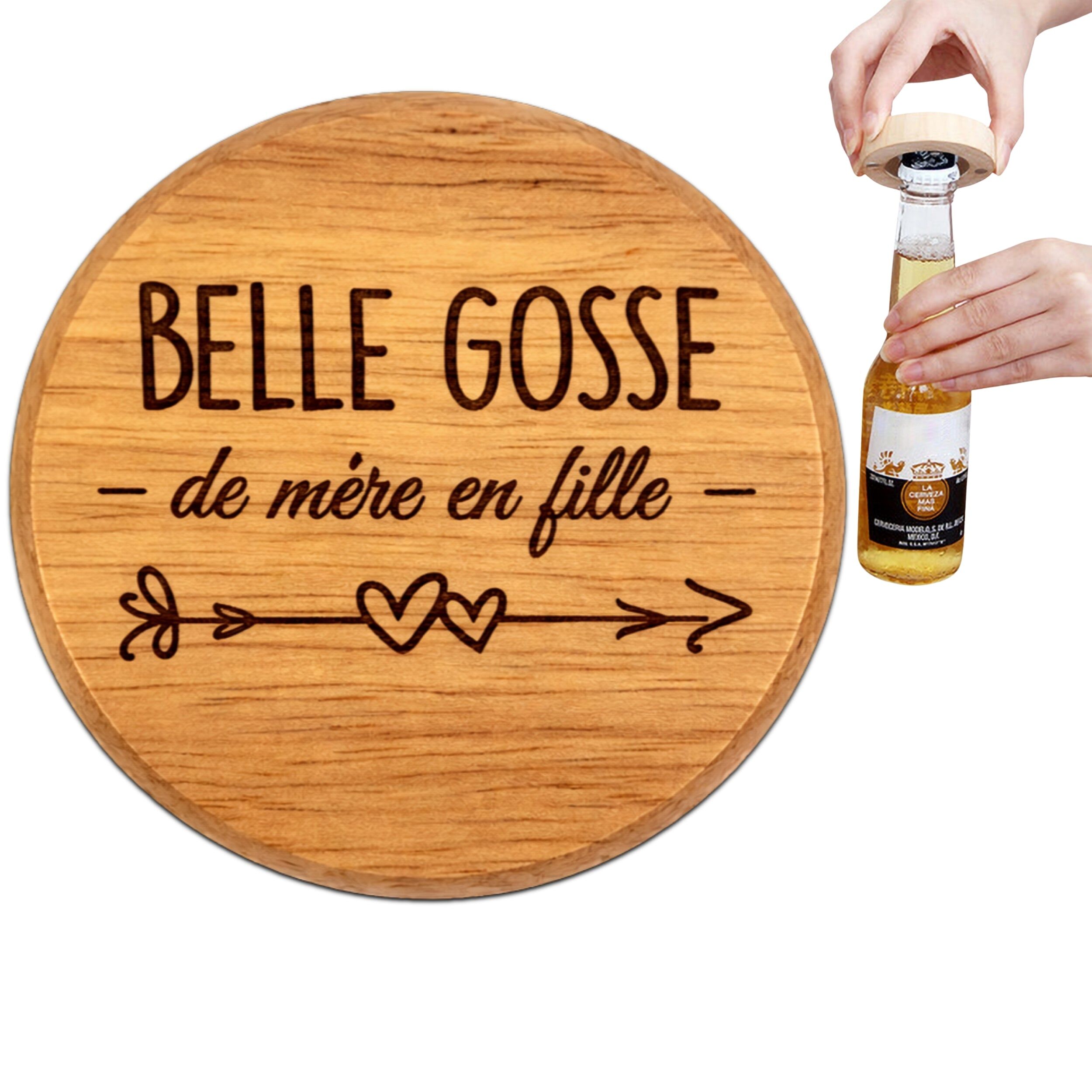 Wooden magnetic bottle opener – Beautiful girl from mother to daughter – gift for mom – gift for daughter – birthday gift – Christmas gift