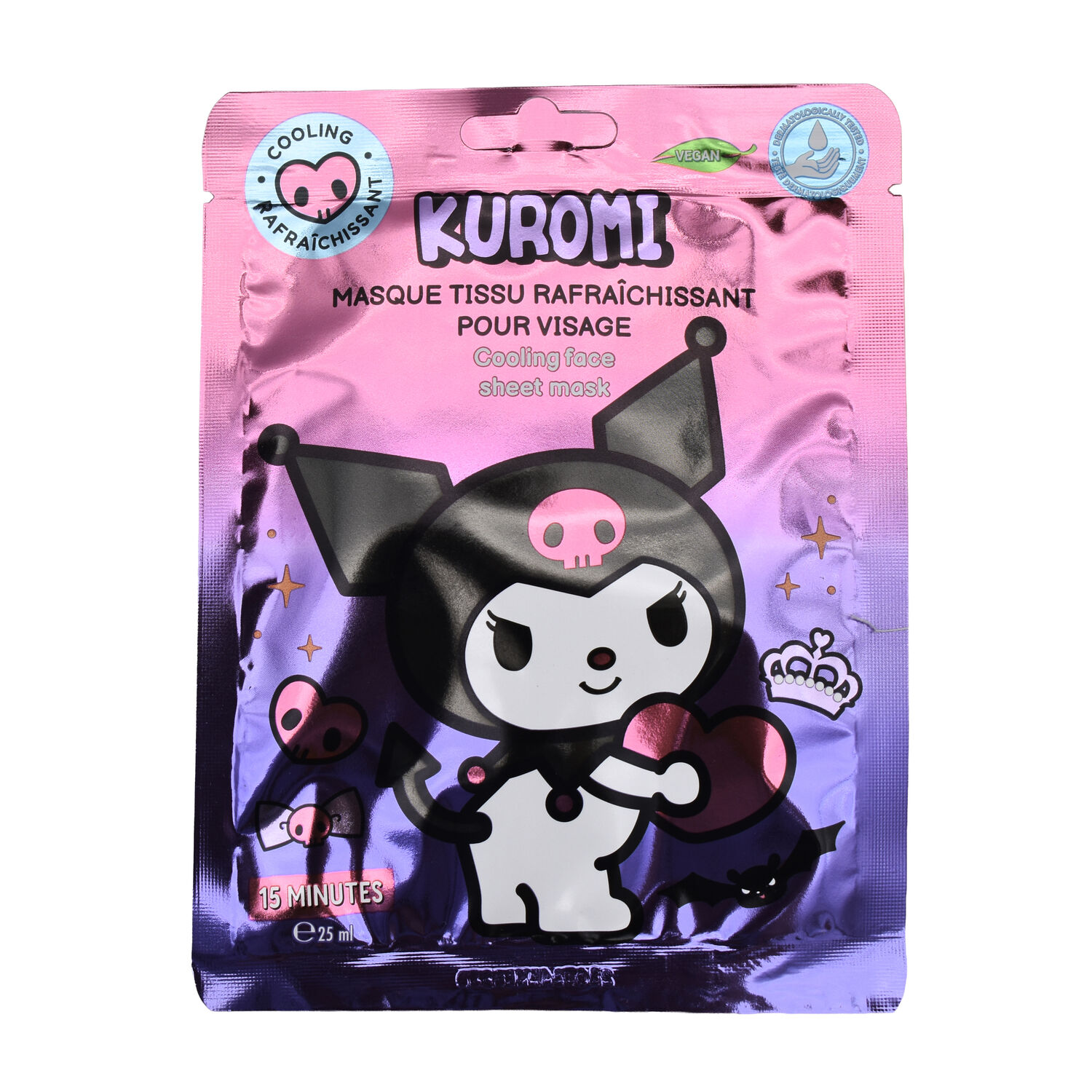 HK Kuromi Sheet Mask Cooling – Cooling Fabric Mask