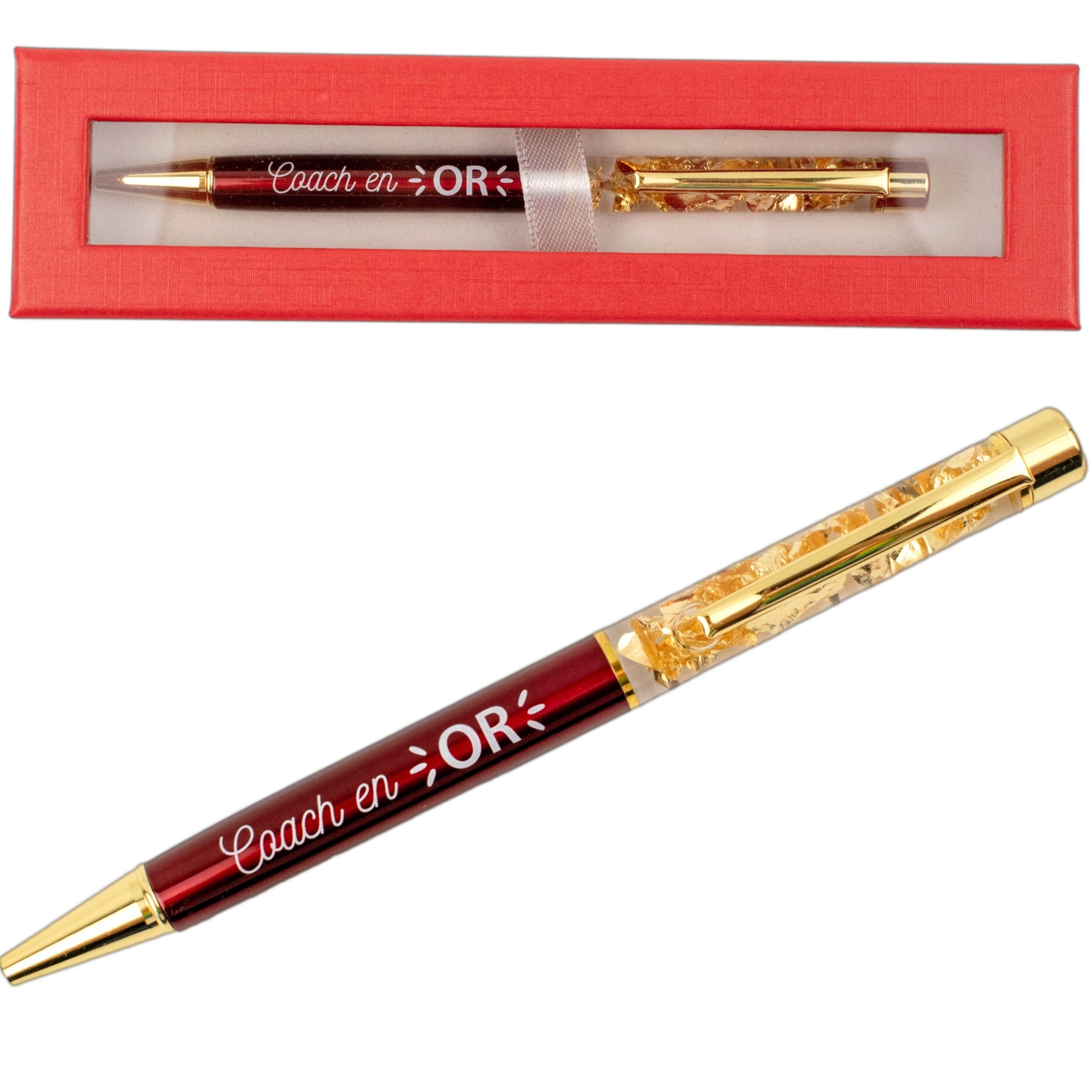 Ballpoint pen with gold foil - Gold Coach - coach gift - coach thank you gift - end-of-year school gift